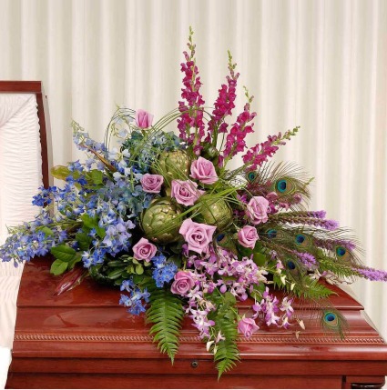 Royal Remembrance Casket Spray