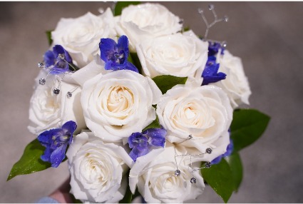 Royal Rhinestones  Hand Held Bouquet