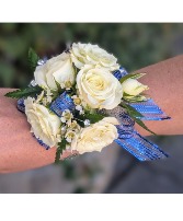 Royal Shimmer Wrist Corsage 
