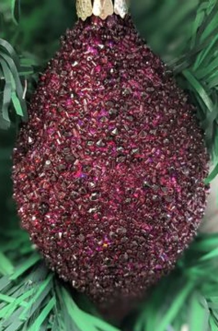 Ruby bead Ornament 