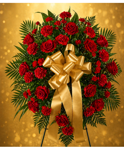 Ruby & Gold Remembrance Call Us for Faster Service & Daily Specials: (915) 303-8500 Text Us to Order Anytime: (915) 505-3708 Your trusted source for Flowers & Delivery in El Paso TX