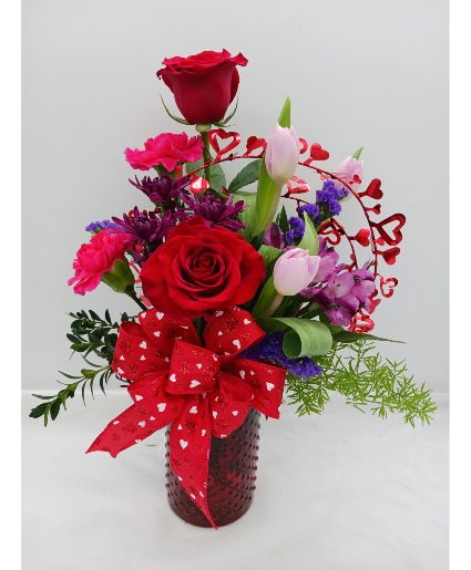 Ruby Lane Floral Arrangement