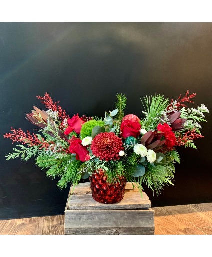 Ruby Red Christmas Garden  Garden Arrangement
