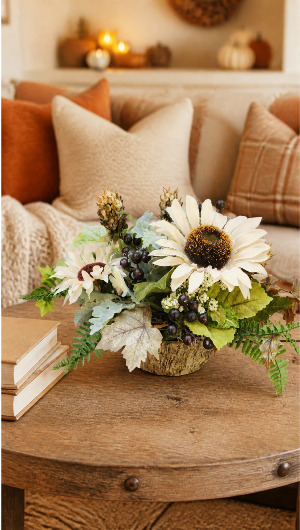 Rustic Blooms Permanent Arrangement