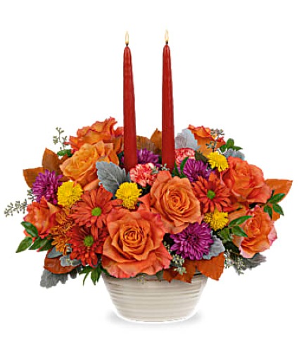 Rustic chic  Ceramic centerpiece