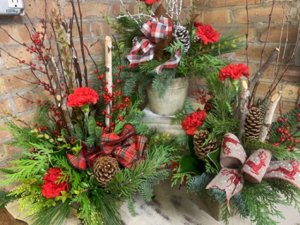 Rustic Collection Christmas Arrangment