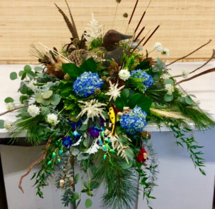 Rustic Custom Creation Casket Spray 