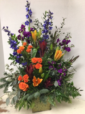 S100 - Rustic Floral Fresh arrangement