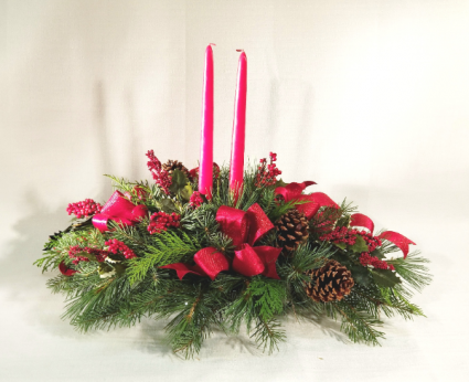 Rustic Holiday Traditions  Centerpiece 