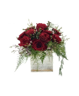 Rustic Love Rose Box Valentine's Day