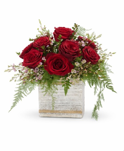 Rustic Love Rose Box Valentine's Day