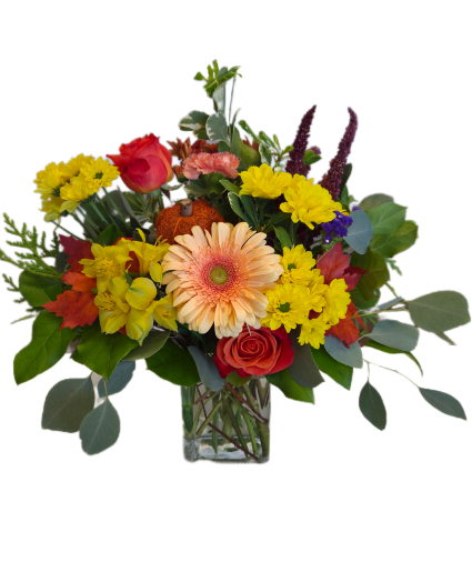 Rustic Mellow Yellow Fresh arrangement