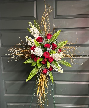 Rustic Memorial Cross  