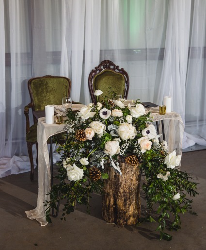 Rustic Winter Centerpiece