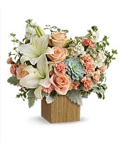rustic pink succulent 