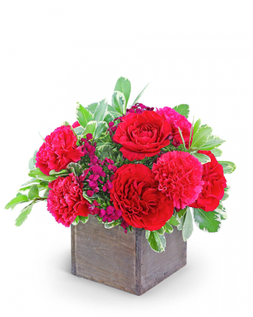 Rustic Pomegranate Flower Arrangement