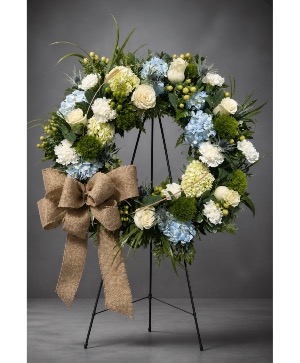 Rustic Standing Wreath Standing Wreath 