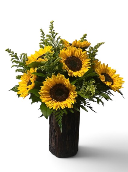 Rustic Sunflower Meadow Flower Arrangement