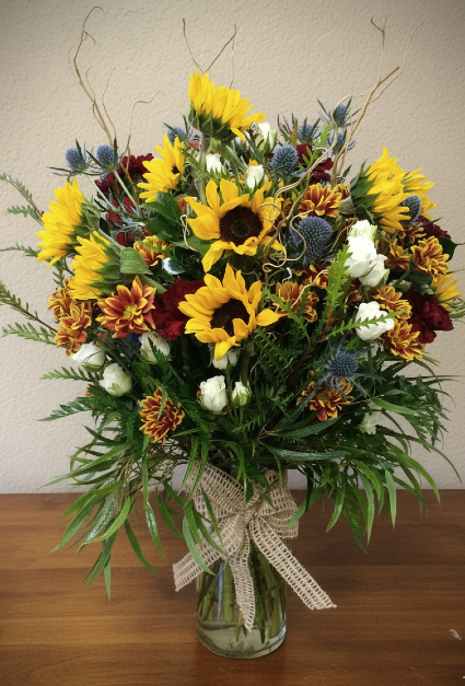 Rustic Sunflower Patch Fresh Arrangement