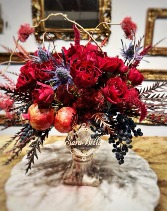 Rustic Valentines Arrangement Flower Arrangement