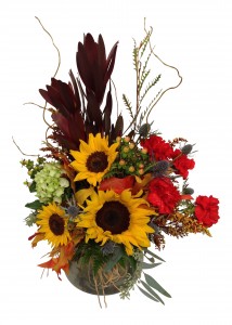 Rustic Wine Arrangement