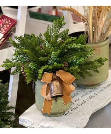 Rustic Woodland Silk Arrangement in Portland, MI | COUNTRY CUPBOARD FLORAL
