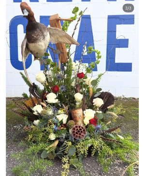 Rustic Wreath Urn 