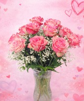RV12MT Magic Times Rose Arrangement Vase of Roses