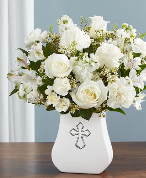 Sacred Blessings™ All White from Roma Florist 