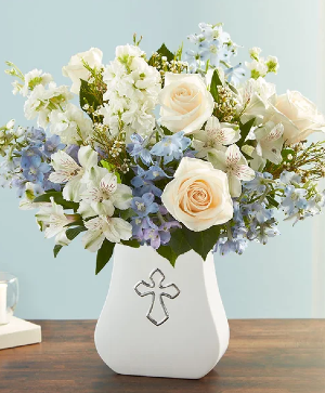 Sacred Blessings Blue and White 