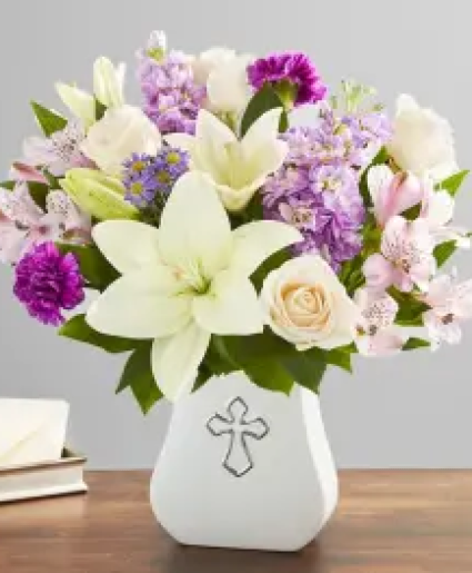 Sacred Blessings Lavender and White  
