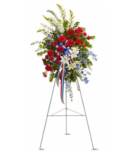 Sacred Duty Spray Flower Arrangement