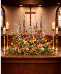 Sacred Garden Altar Bouquet  Floral Arrangement