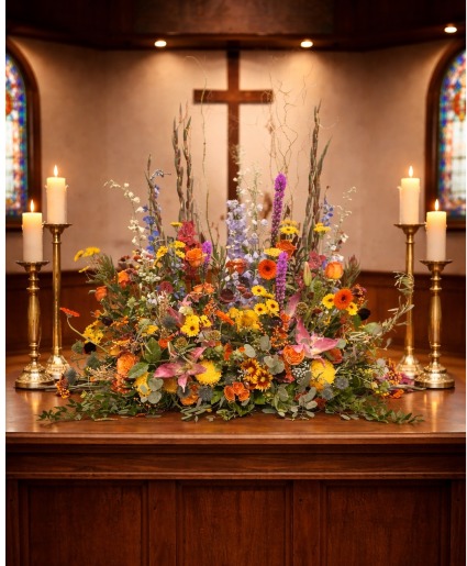Sacred Garden Altar Bouquet  Floral Arrangement
