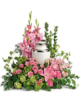 Sacred Solace Cremation Tribute Flower Arrangement