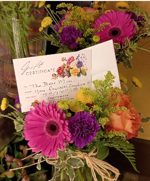 Safflowers  Gift Certificate
