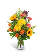 Saffron Honey Flower Arrangement