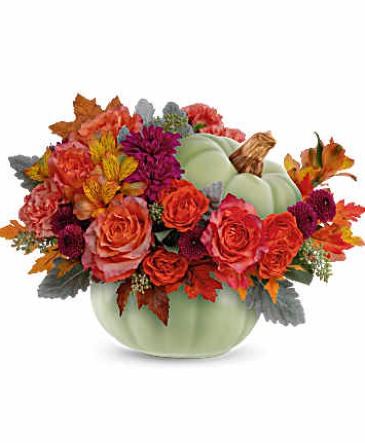 Sage Harvest  Fall Flower Arrangement in Riverside, CA | Willow Branch Florist of Riverside