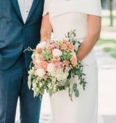 Sage & Peaches  Bridal Bouquet