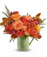 Sage Pitcher Bouquet Fall Pitcher