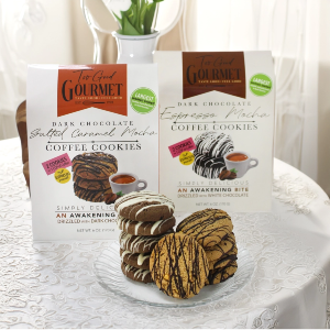 Salted Caramel Coffee Cookies 