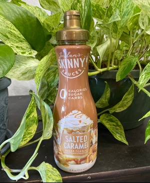 Salted Caramel Sauce Topping Jordan's Skinny Syrups