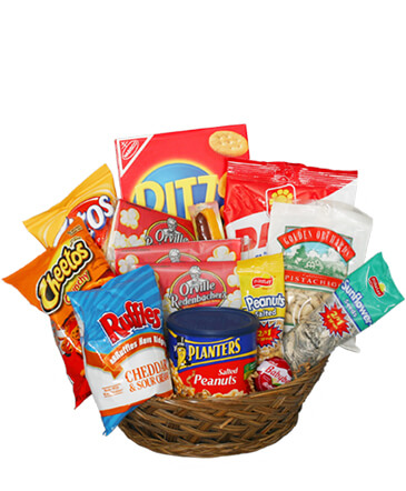 SALTY SNACKS BASKET Gift Basket in Cincinnati, OH | Reading Floral Boutique