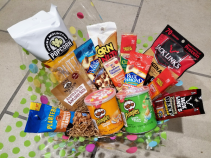 Salty Treats Basket Candy/Food/Drinks