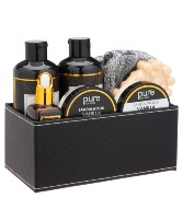 Sandalwood (Men) Vanilla Bath Gift Set Gift Basket