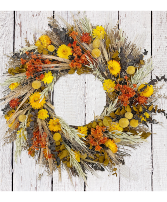 Santa Barbara Harvest Wreath 