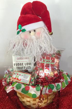 Santa Claus Basket Christmas Basket