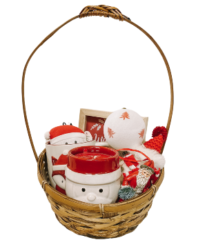 SF Santa Holiday Basket Gift Basket