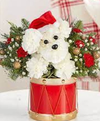 Santa Puppy  Christmas 