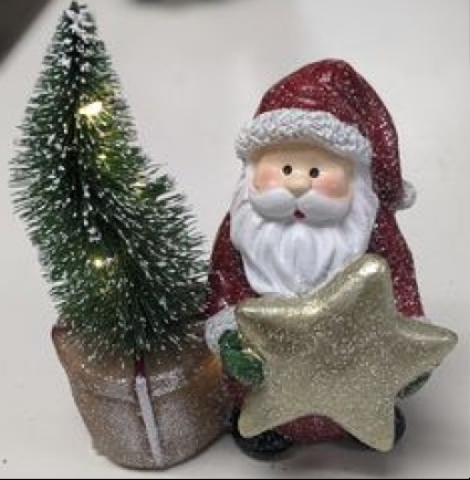Santa with LED 